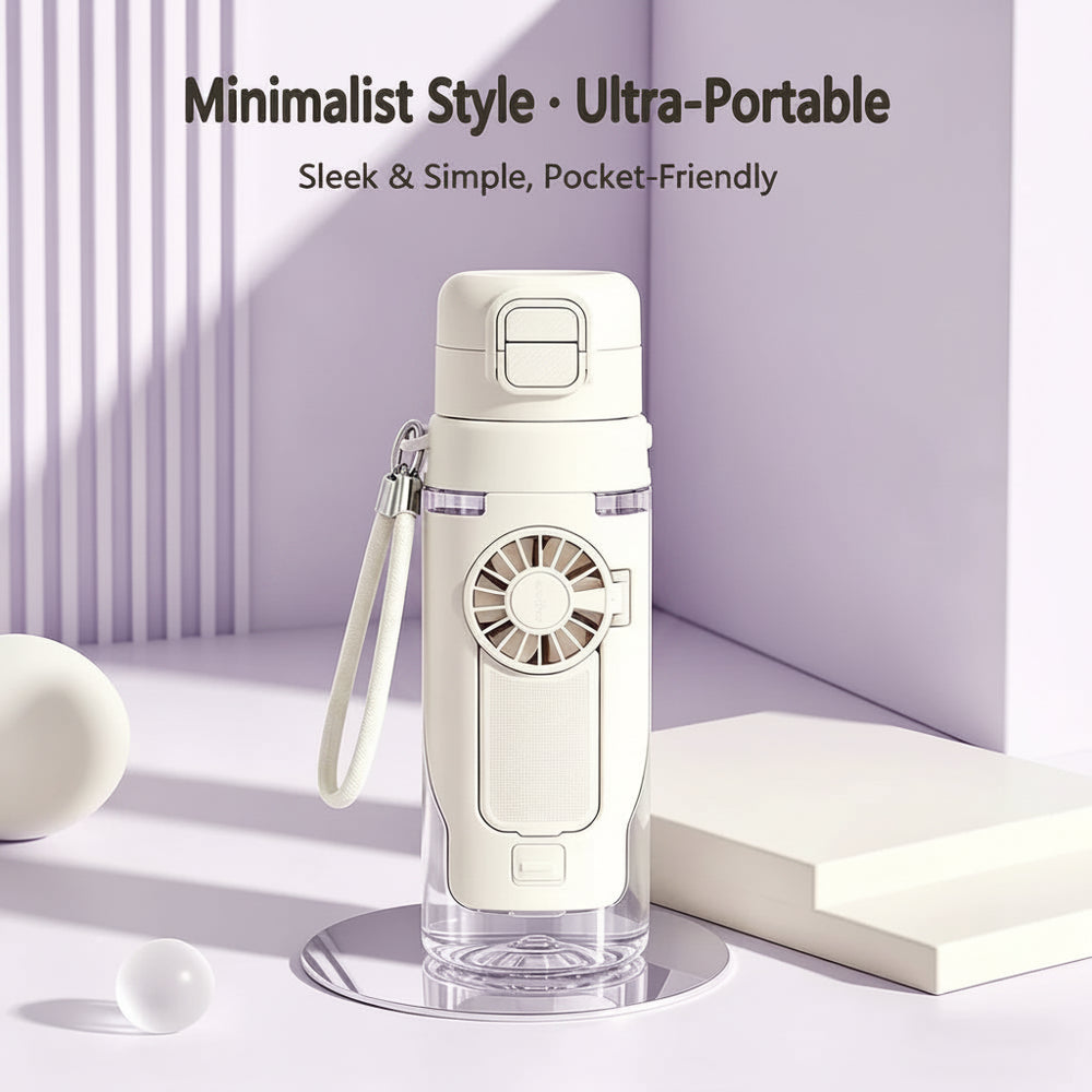FanFlow 2-in-1 Cooling Water Bottle