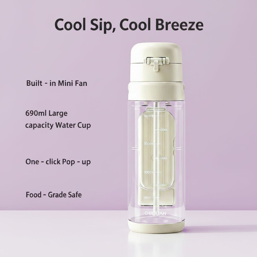 FanFlow 2-in-1 Cooling Water Bottle