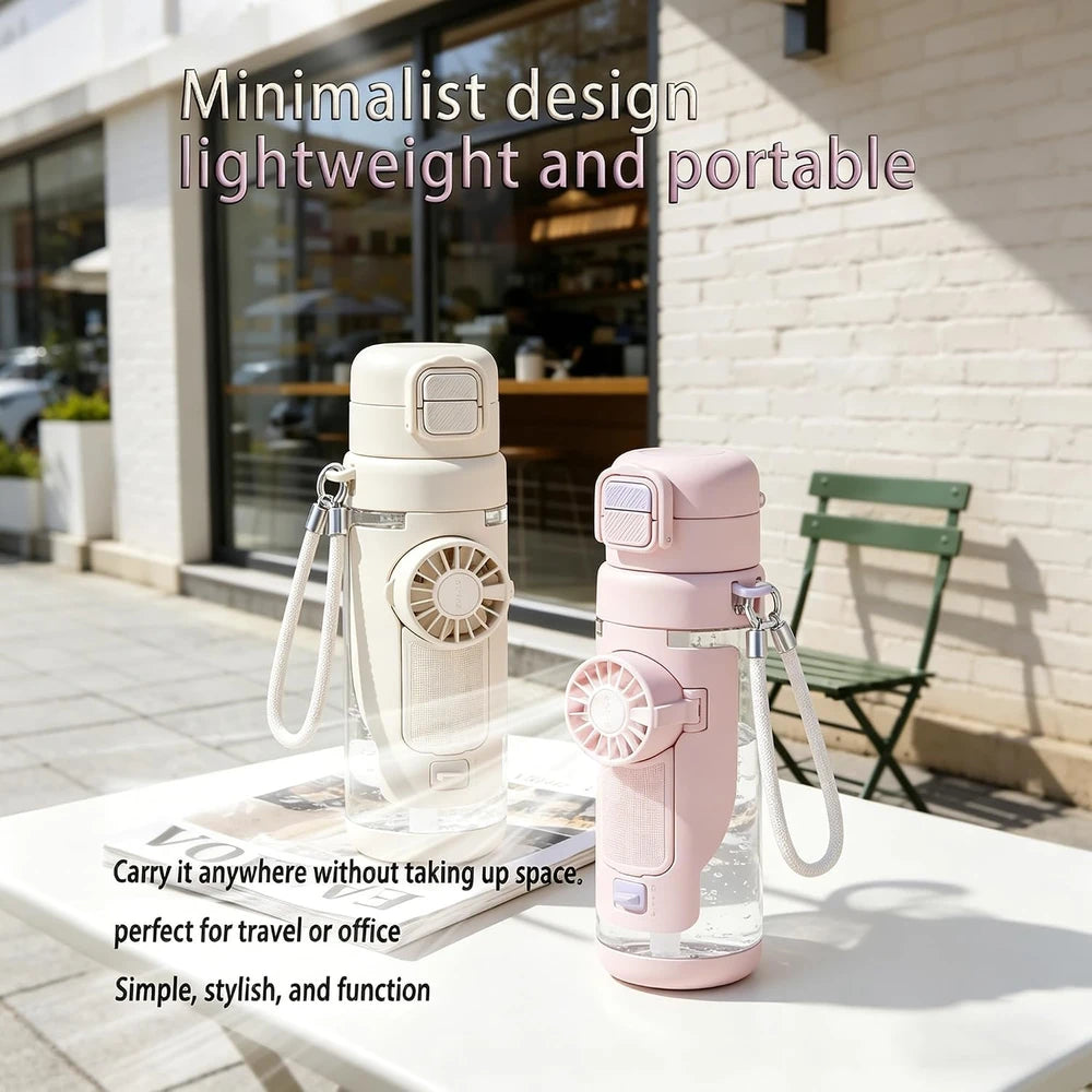 FanFlow 2-in-1 Cooling Water Bottle
