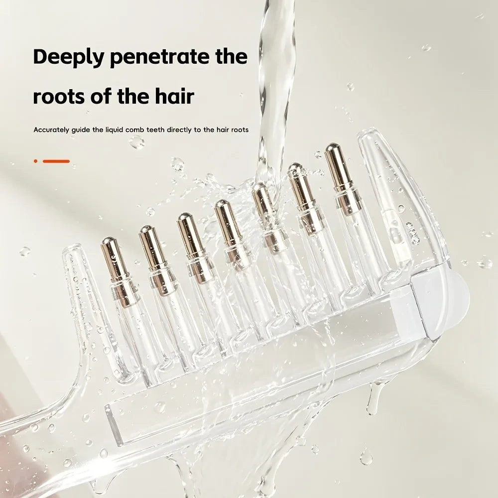 ScalpAura™ Massage Hair Oil Applicator Comb
