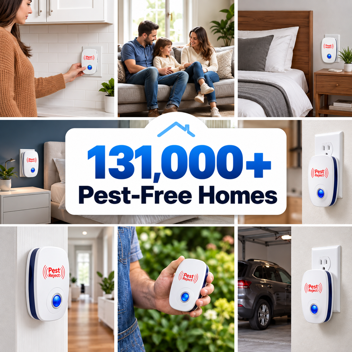 PestReject™ 2026 Upgraded Pest Repeller – Banish 15+ Pests