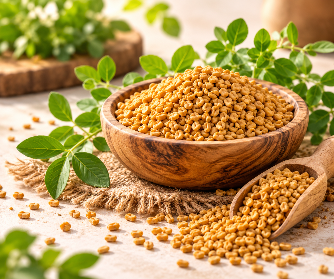 Fenugreek ingredient illustration