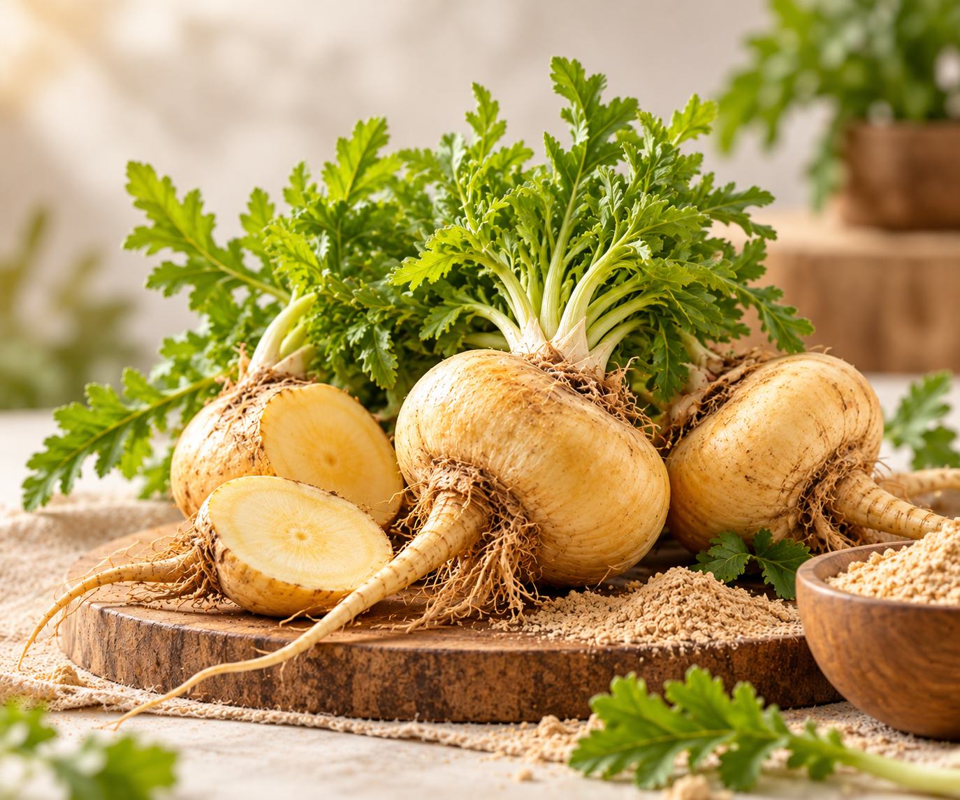 Maca Root ingredient illustration